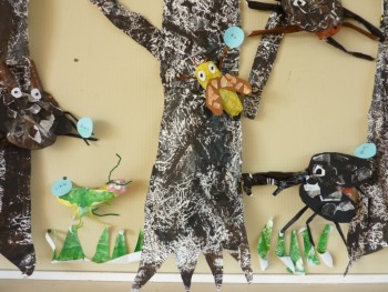 夏の虫たち ~年長組製作~ 夏の虫たち ~年長組製作~