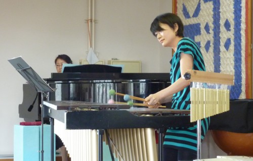 木野先生のマリンバ演奏 木野先生のマリンバ演奏