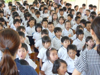 1学期の最後に皆で園歌を歌いました。 1学期の最後に皆で園歌を歌いました。