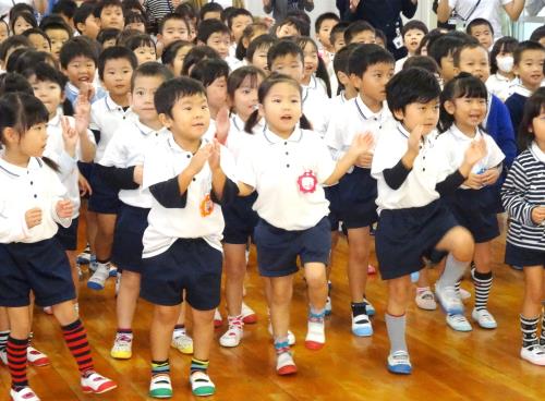 リズムに乗って♪ リズムに乗って♪