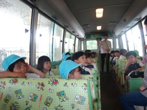 バスの中で バスの中で