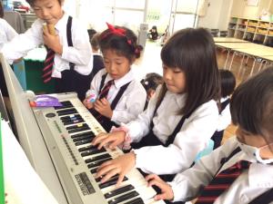 お友だちと一緒に演奏 お友だちと一緒に演奏