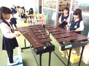 テラスで自主練習 テラスで自主練習