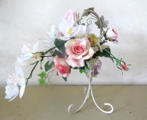 玄関のフラワーアレンジメント 玄関のフラワーアレンジメント