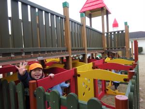 もうすぐゴールだよ! もうすぐゴールだよ!